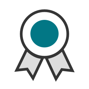 Illustrative icon of a ribbon